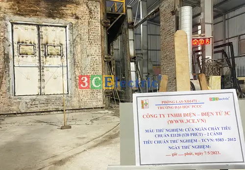 cửa chống cháy 120 phút 2 cánh đạt kiểm định cửa đôi chống cháy 120 phút đạt kiểm định